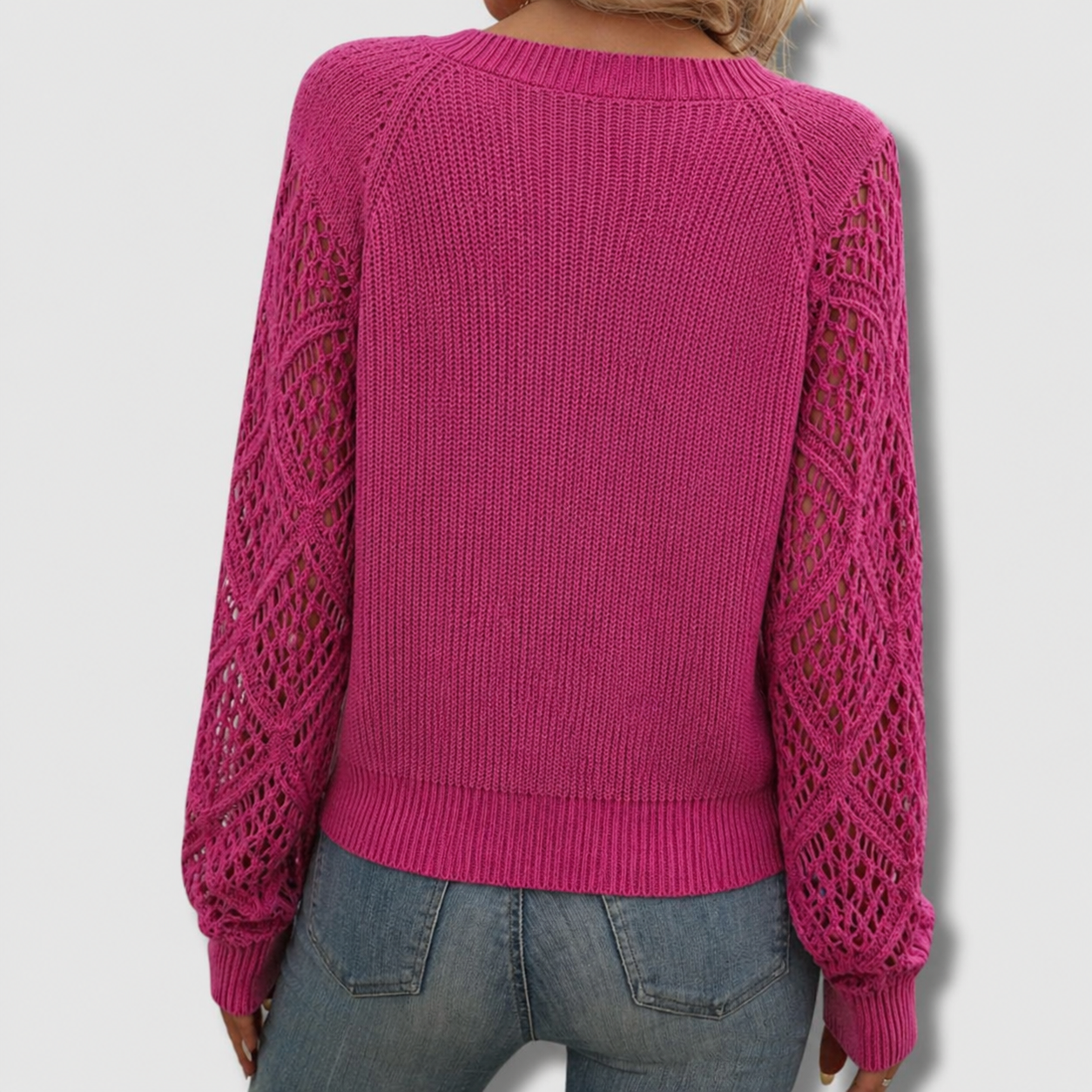 Emma | Elegant V-Neck Sweater