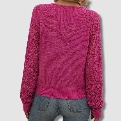 Emma | Elegant V-Neck Sweater