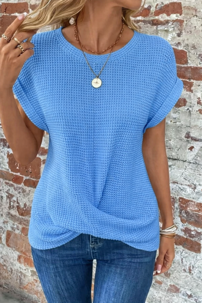 Chloe | Waffle Knit Everyday Tee
