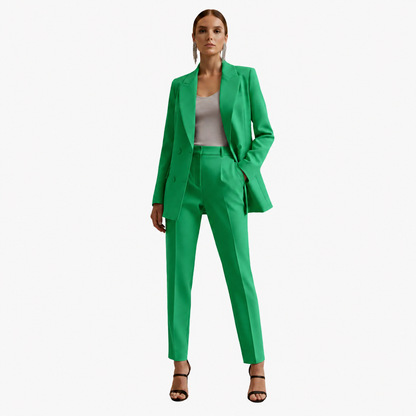 Henriette2™ | Women's Double Breasted Blazer Suit Set
