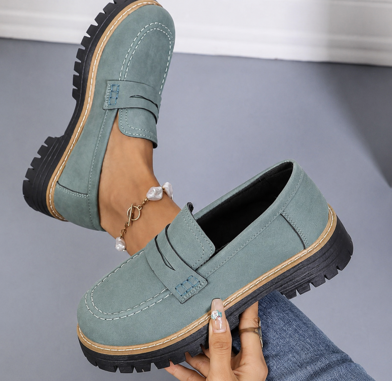 Meg | Women's Chunky Platform Loafers