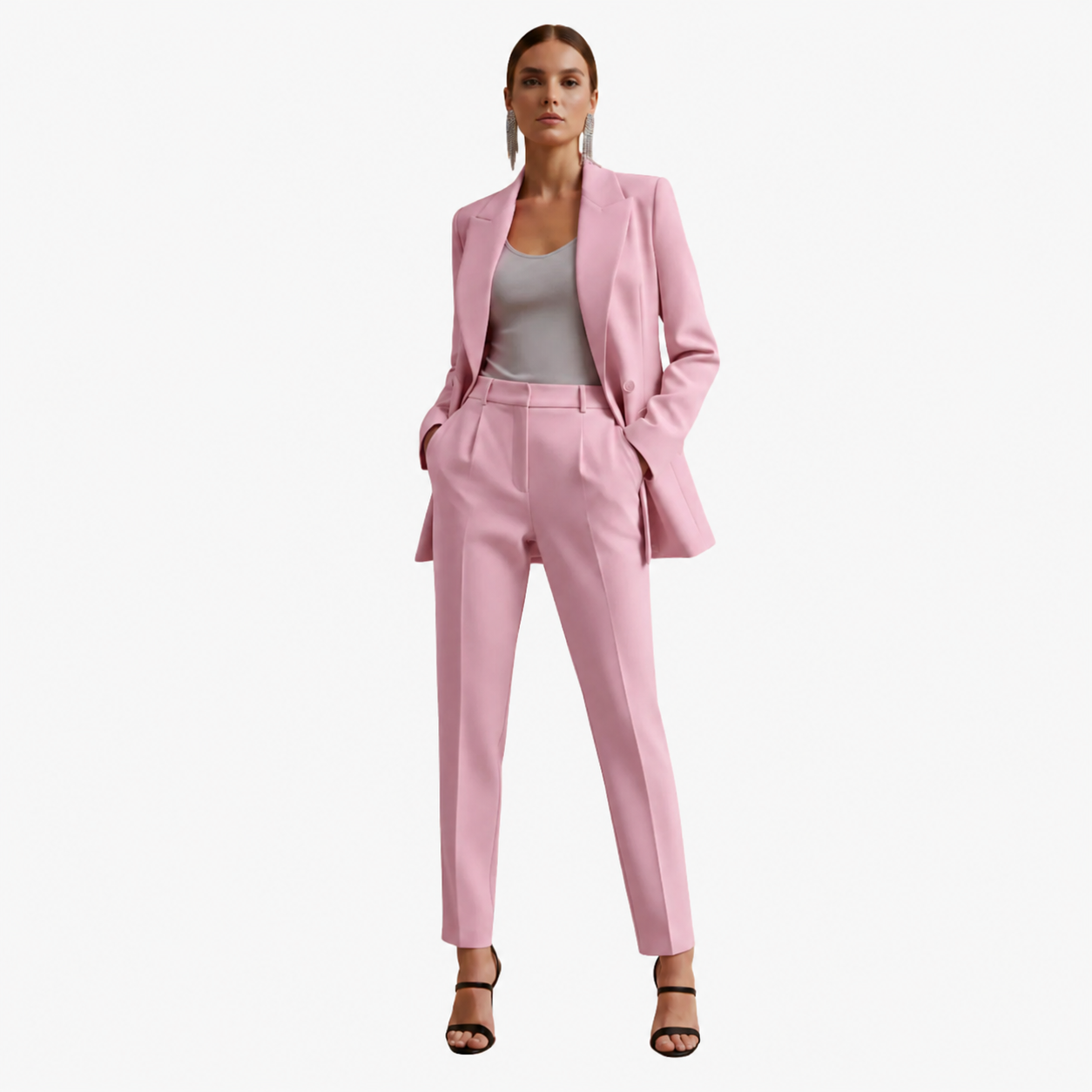 Henriette2™ | Women's Double Breasted Blazer Suit Set