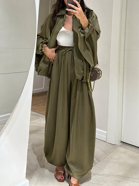 Abigail2™ | Jacket + Drawstring Pants Everyday Two-piece Suit