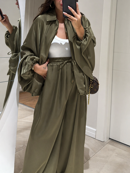 Maribel | Drawstring Pants & Jacket Casual Two-Piece Set