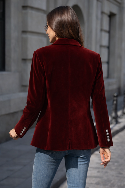 Eugenie™ | Elegant Velvet Blazer