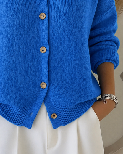 Sharnie | Button Collar Cardigan