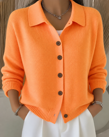 Sharnie | Button Collar Cardigan