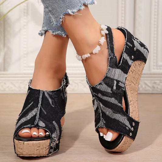 Blair | Women's Cork Wedge Sandals