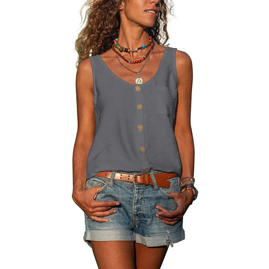 Zana | Everyday Sleeveless Top with Loose Fit