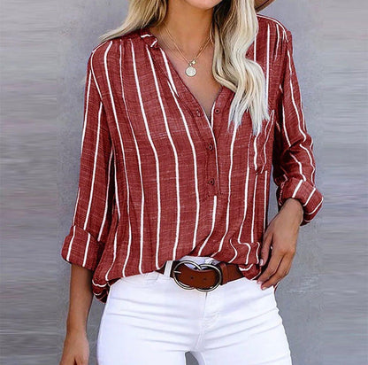 Rosalind | Striped Everyday Blouse