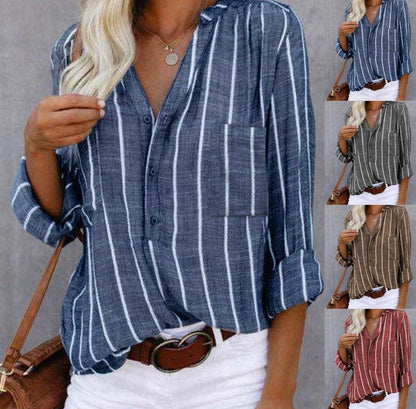 Rosalind | Striped Everyday Blouse