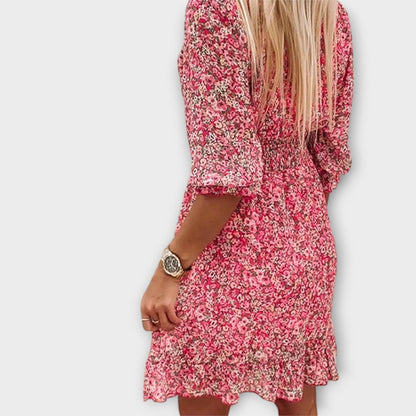 Madison | Floral Puff Sleeve Dress for Women