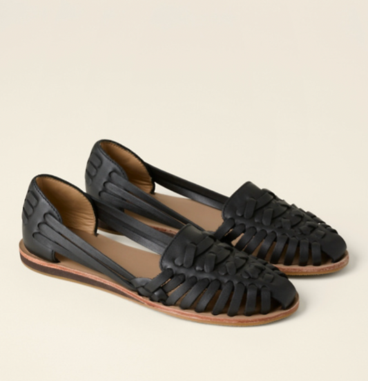 Priscilla | Women's Woven Flat Buckle Sandals