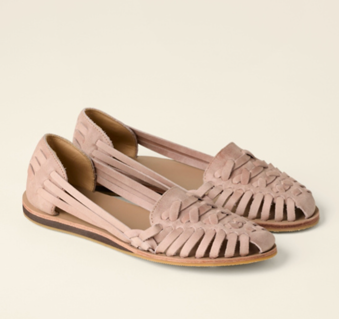 Priscilla | Women's Woven Flat Buckle Sandals