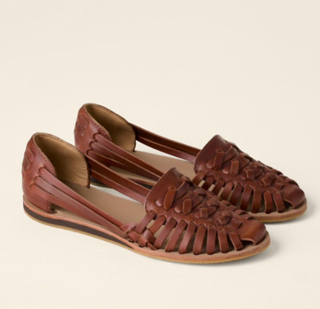 Priscilla | Women's Woven Flat Buckle Sandals