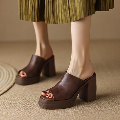 Thessaly | Women's Platform Flat Sandals