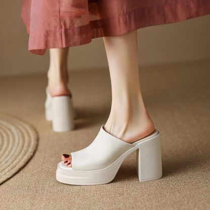 Thessaly | Women's Platform Flat Sandals