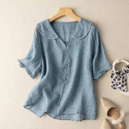 Wilhelmine | Vintage Blouse with Button Detail