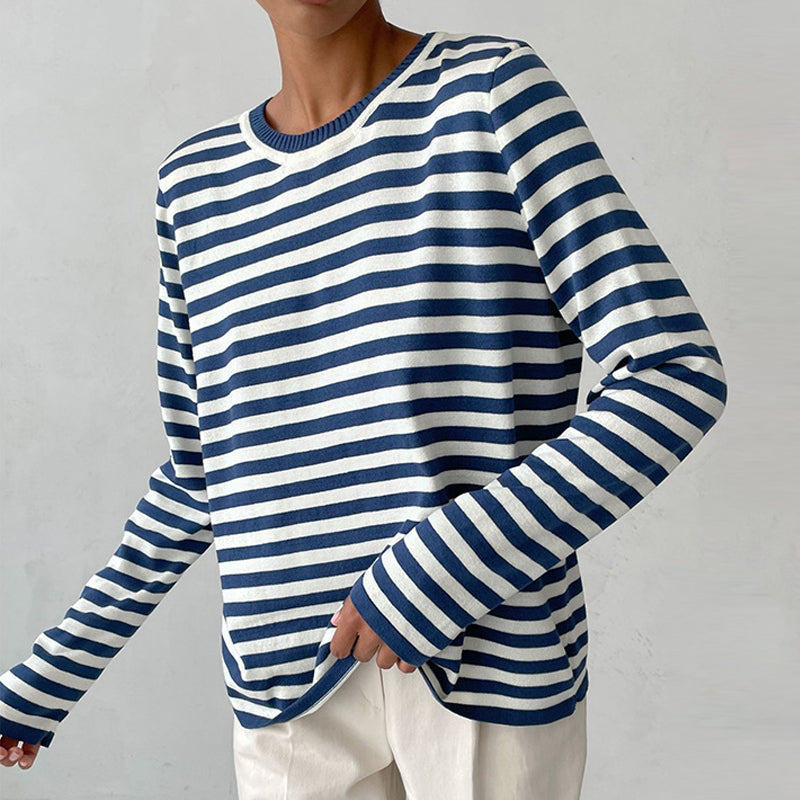 Sue | Elegant Striped Summer T-Shirt