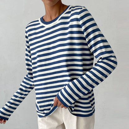 Sue | Elegant Striped Summer T-Shirt