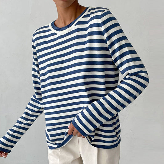 Sue | Elegant Striped Summer T-Shirt