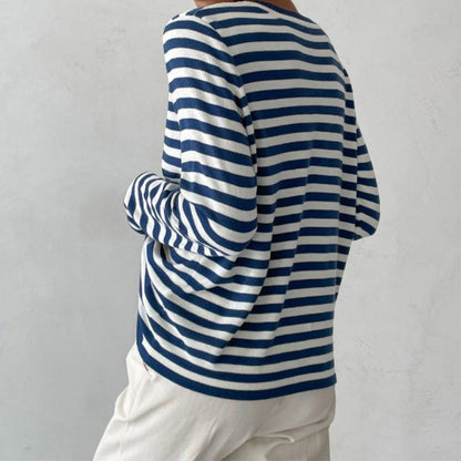 Sue | Elegant Striped Summer T-Shirt
