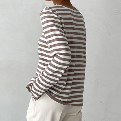 Sue | Elegant Striped Summer T-Shirt