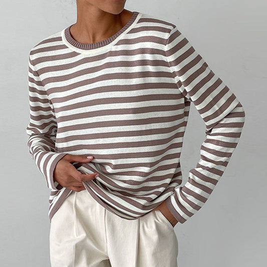 Sue | Elegant Striped Summer T-Shirt