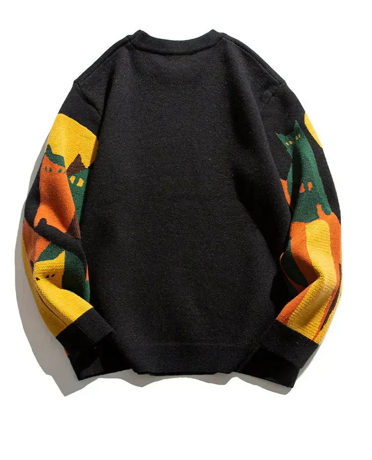 Keely | Moonlit Cat Sweater
