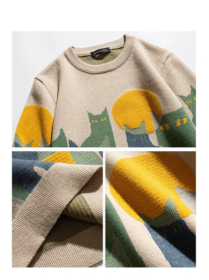 Keely | Moonlit Cat Sweater