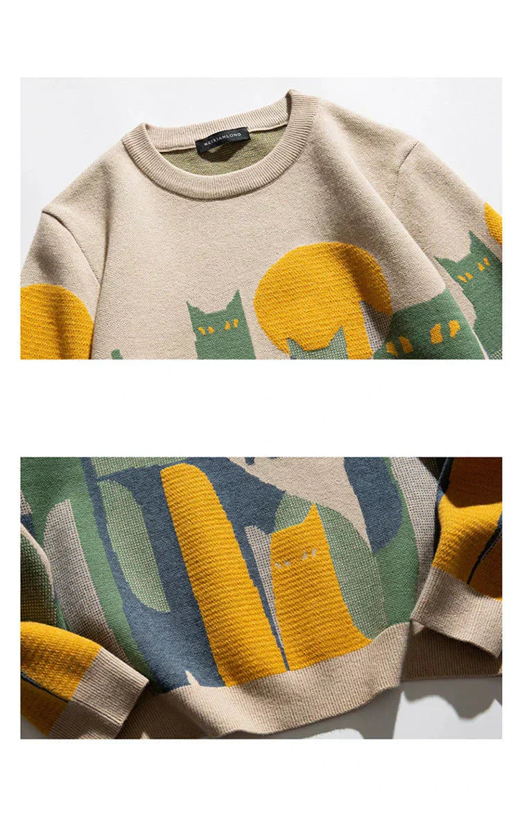 Keely | Moonlit Cat Sweater