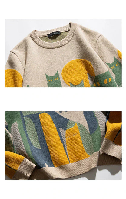 Keely | Moonlit Cat Sweater