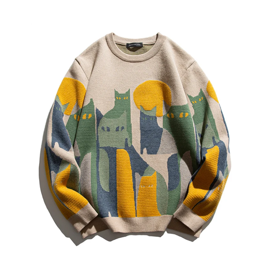 Keely™ | Moonlit Cat Sweater