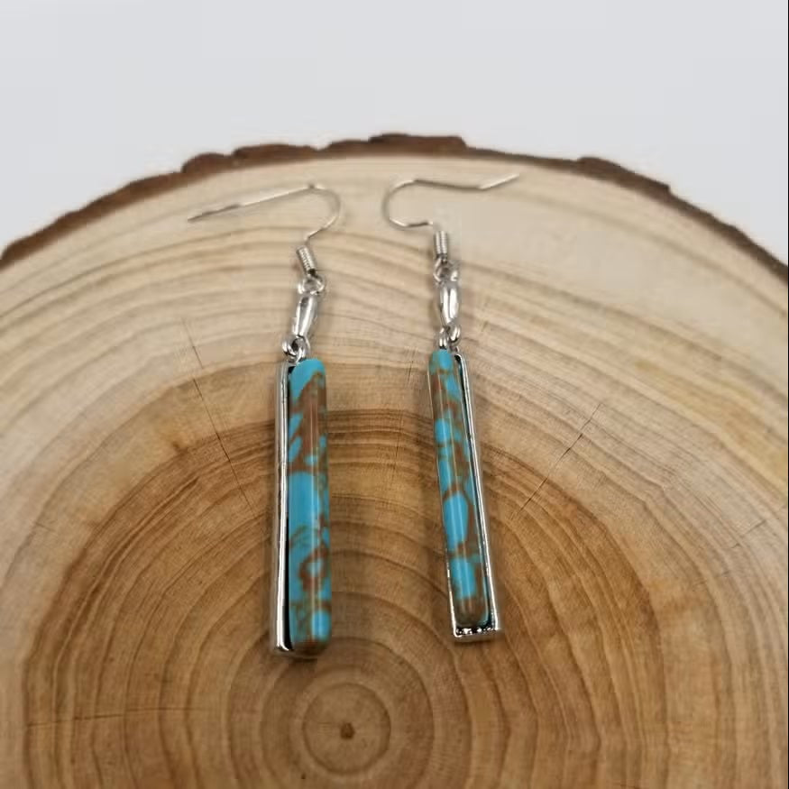 Avery | Vintage Turquoise Earrings