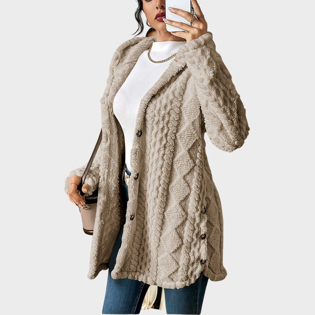 Eden™ | Plush Hooded Cardigan