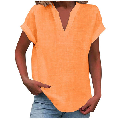 Elowen | Relaxed V-Neck Blouse
