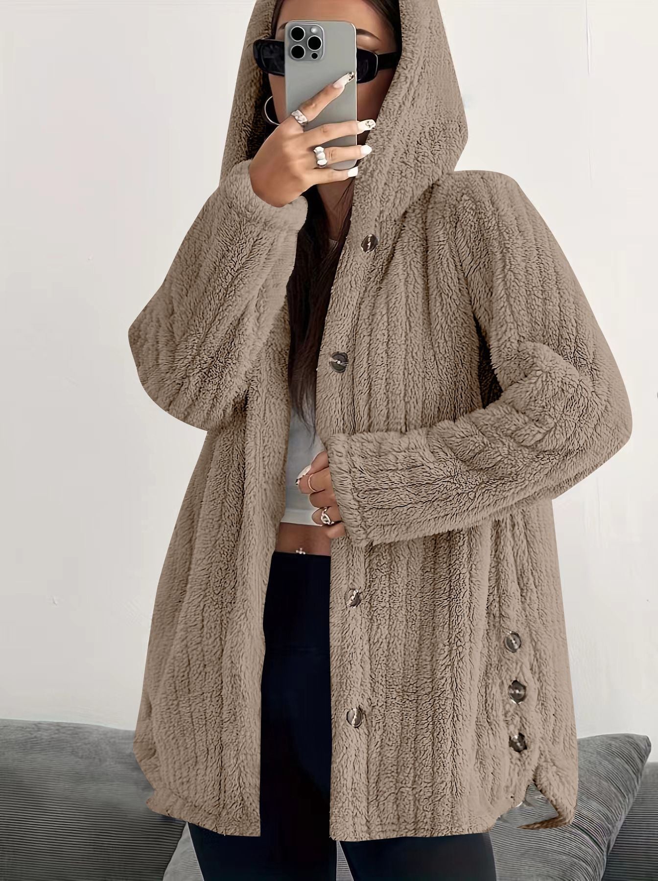 Chiara | Hooded Cardigan