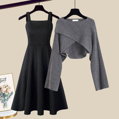 Wilhelmina | The 2-in-1 Knit Dress Set