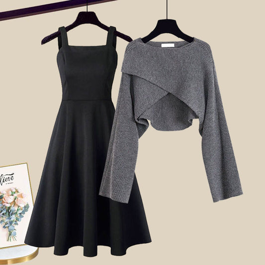 Wilhelmina | The 2-in-1 Knit Dress Set