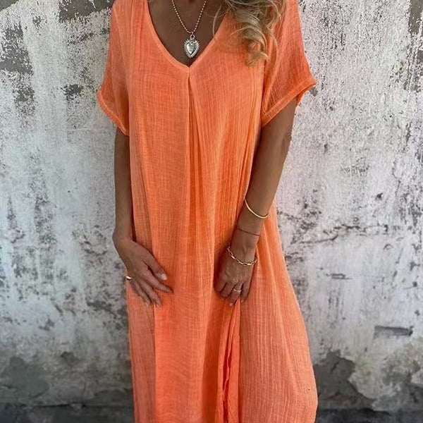 Remy | Loose V-neck Dress
