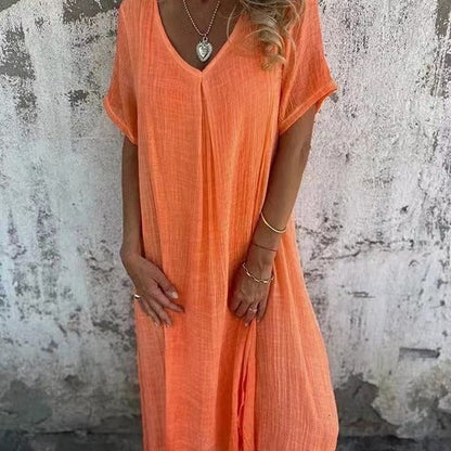 Remy | Loose V-neck Dress