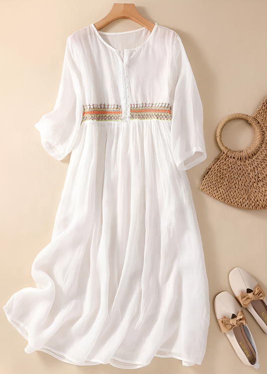 Amanda™ | Pattern Midi Dress