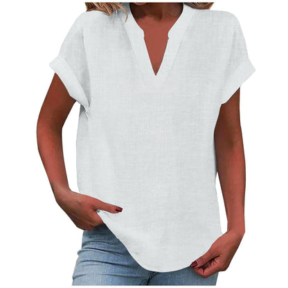 Elowen | Relaxed V-Neck Blouse