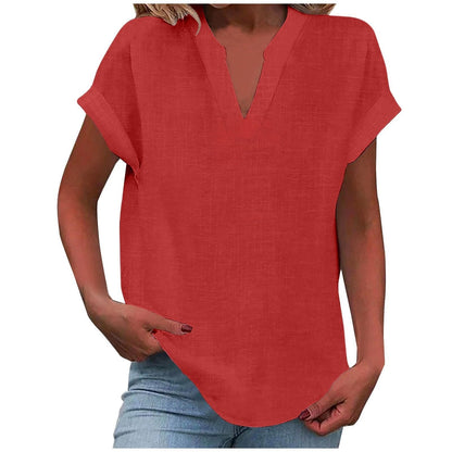 Elowen | Relaxed V-Neck Blouse