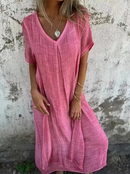 Remy | Loose V-neck Dress