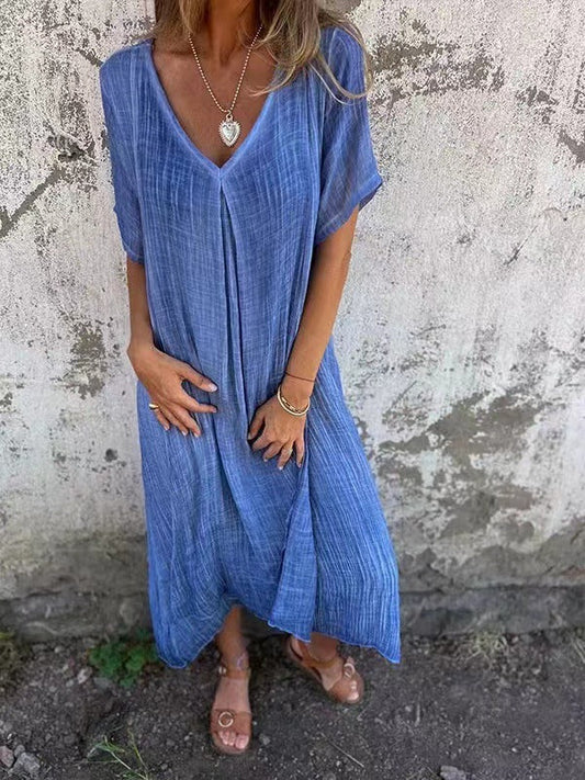 Remy | Loose V-neck Dress
