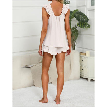 Glenda | Lounge Set with Ruffle Trim