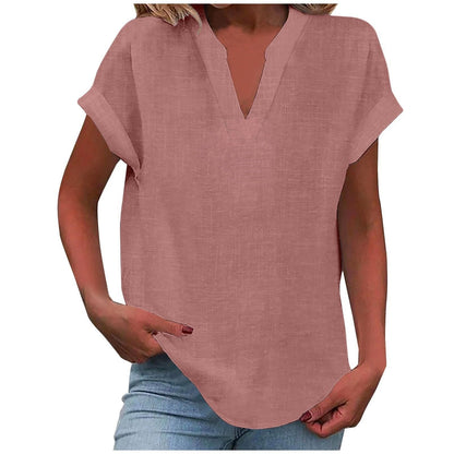 Elowen | Relaxed V-Neck Blouse