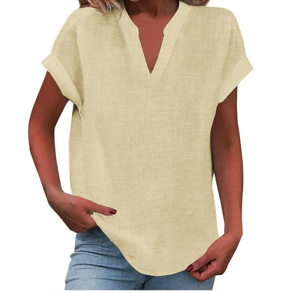 Elowen | Relaxed V-Neck Blouse