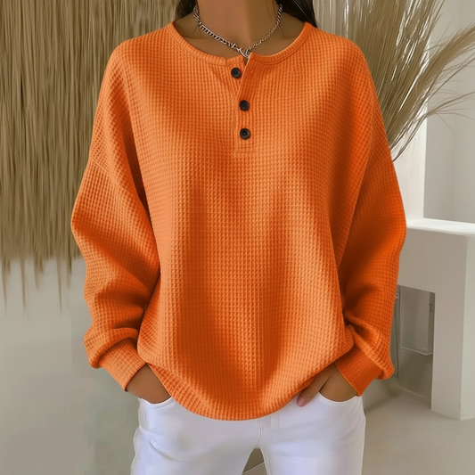 Eimear™ | Cosy Waffle Sweater